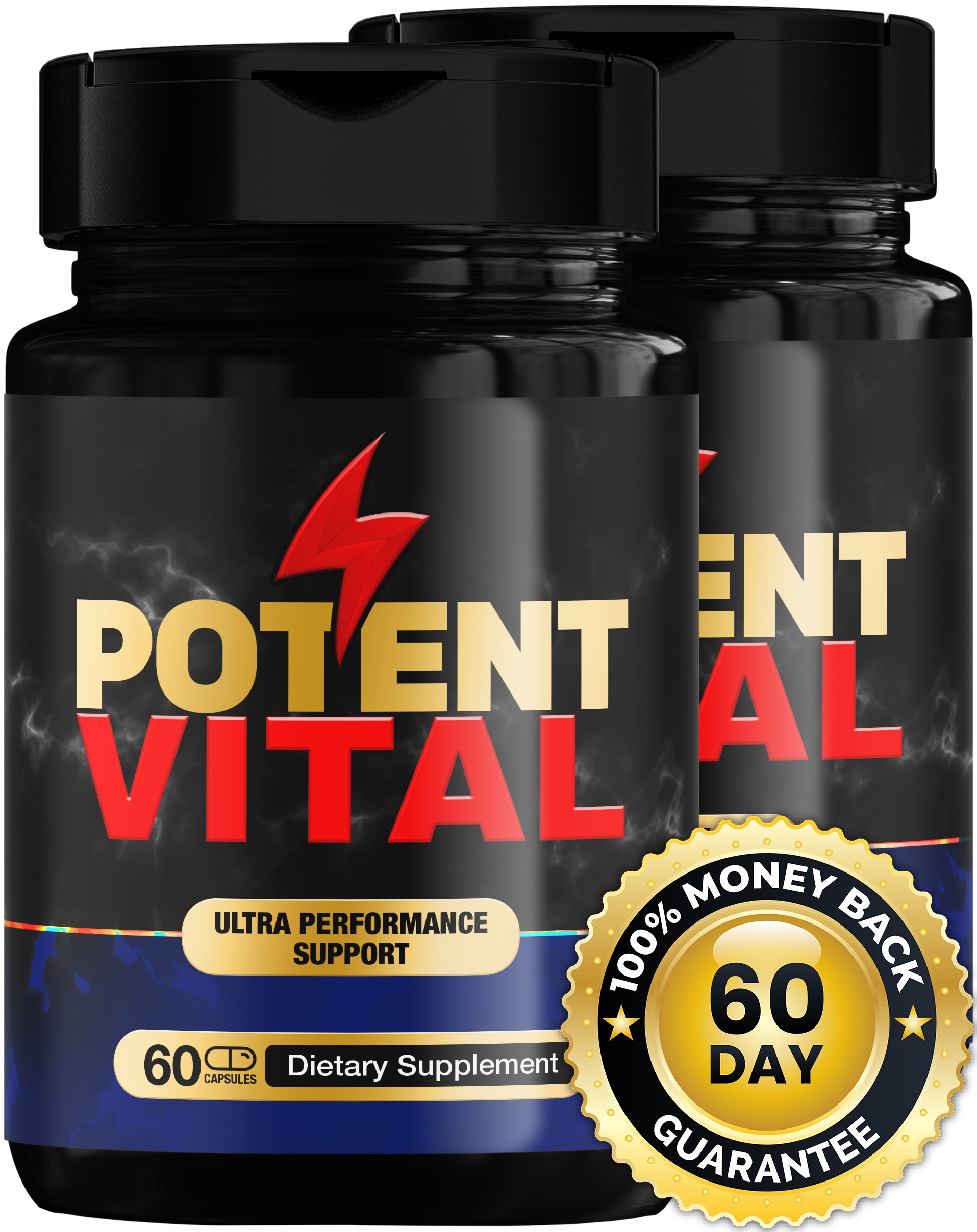 Potent Vital 2 bottles — 60-day supply